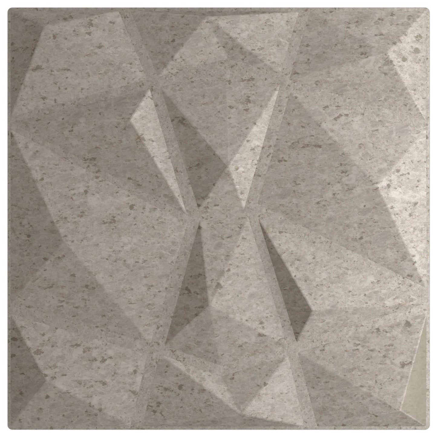 Pannelli da parete 48 pcs Grigio Cemento 50 x 50 cm Schiuma XPS | homemem39