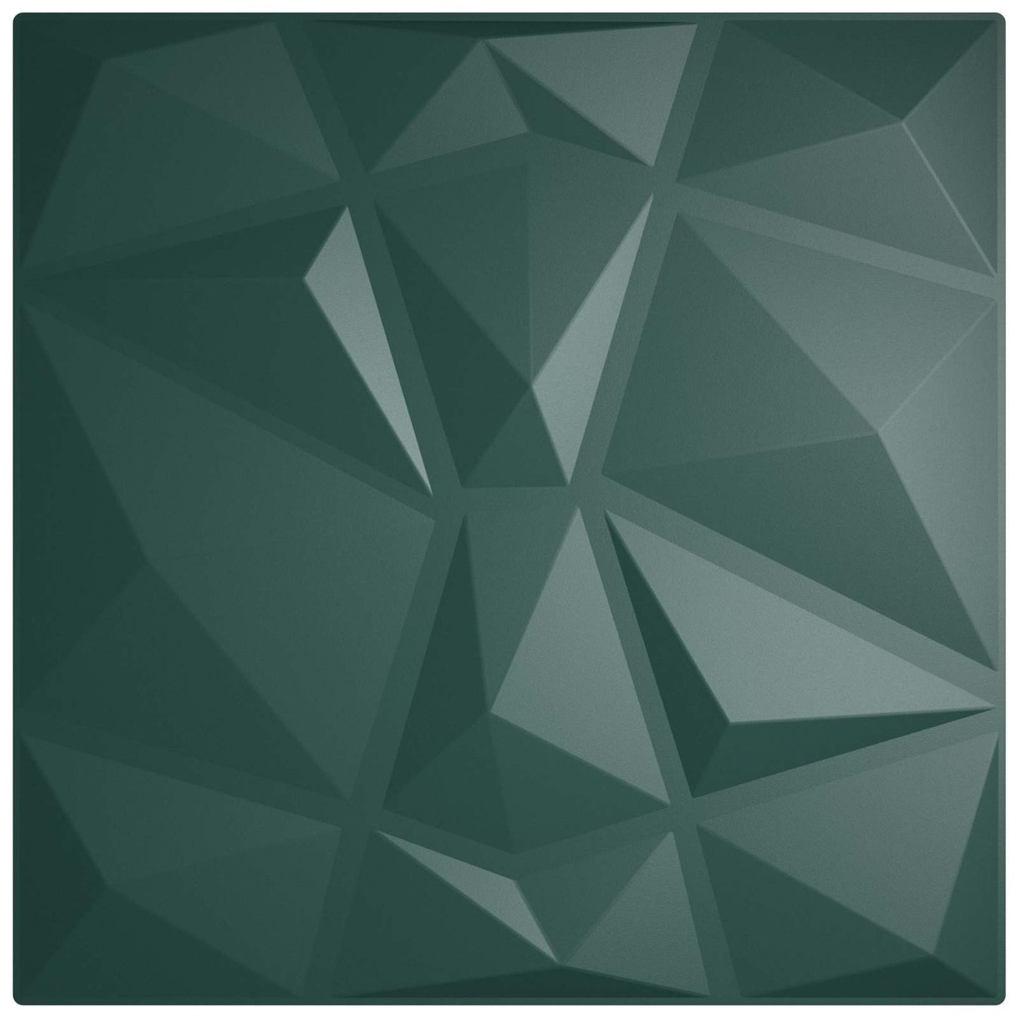 Pannelli da parete 24 pcs Verde 50 x 50 cm Schiuma XPS | homemem39
