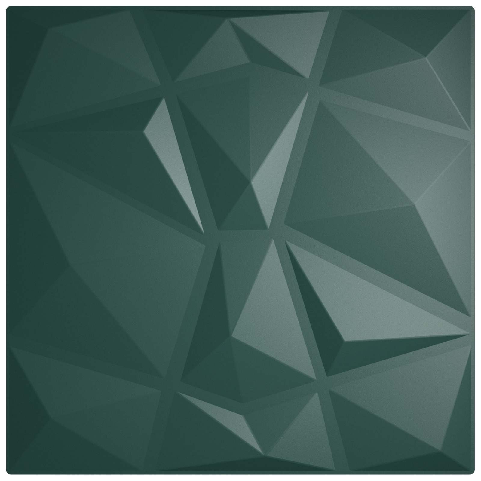 Pannelli da parete 24 pcs Verde 50 x 50 cm Schiuma XPS | homemem39