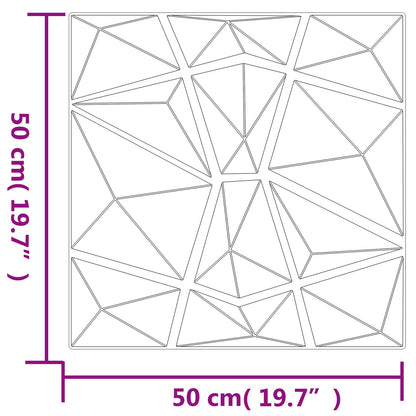 Pannelli da parete 48 pcs Verde 50 x 50 cm Schiuma XPS | homemem39