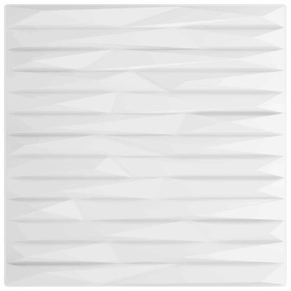 Pannelli da parete 12 pcs Pietra Bianca 50 x 50 cm Schiuma XPS | homemem39