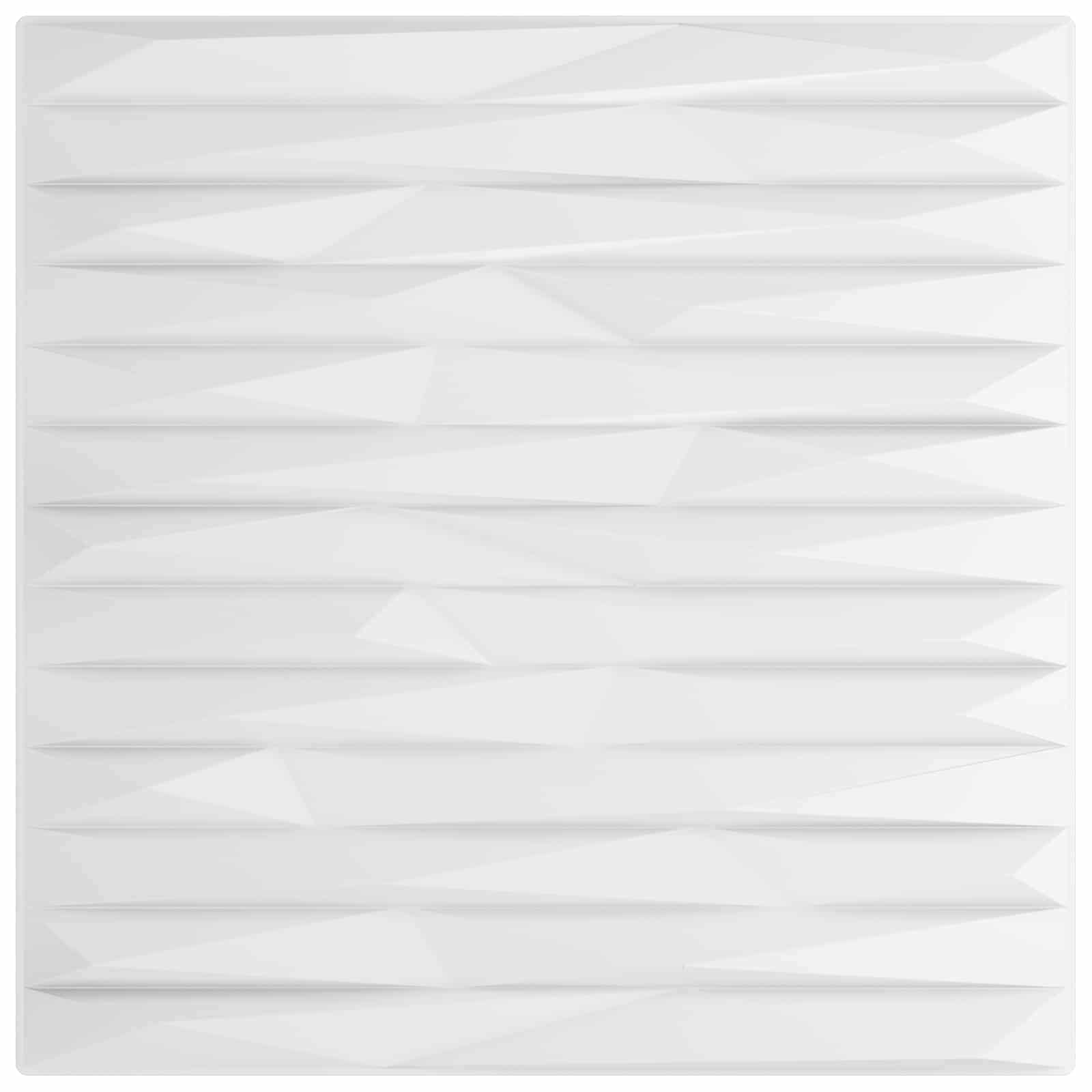 Pannelli da parete 48 pcs Pietra Bianca 50 x 50 cm Schiuma XPS | homemem39