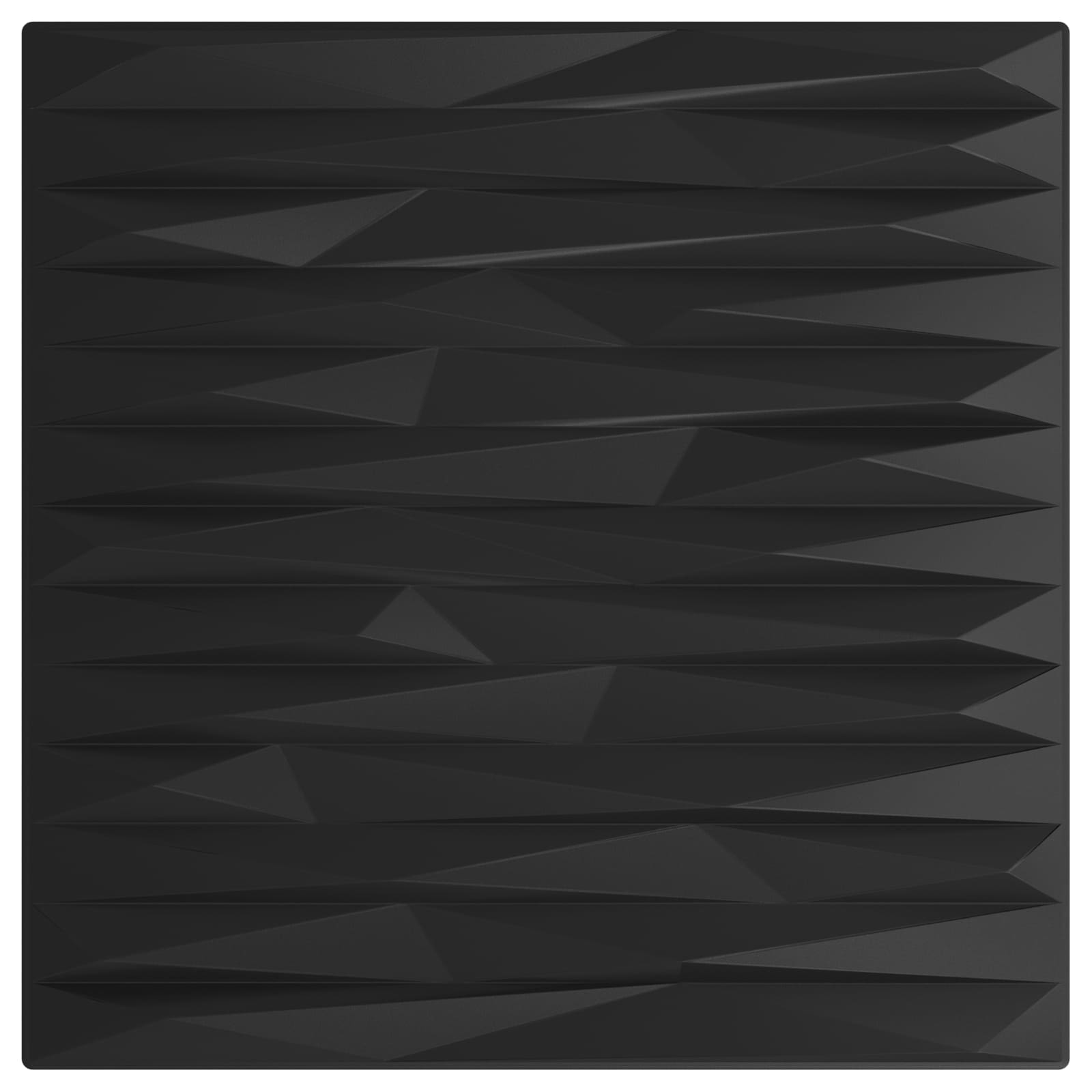 Pannelli da parete 24 pcs Pietra Nera 50 x 50 cm Schiuma XPS | homemem39