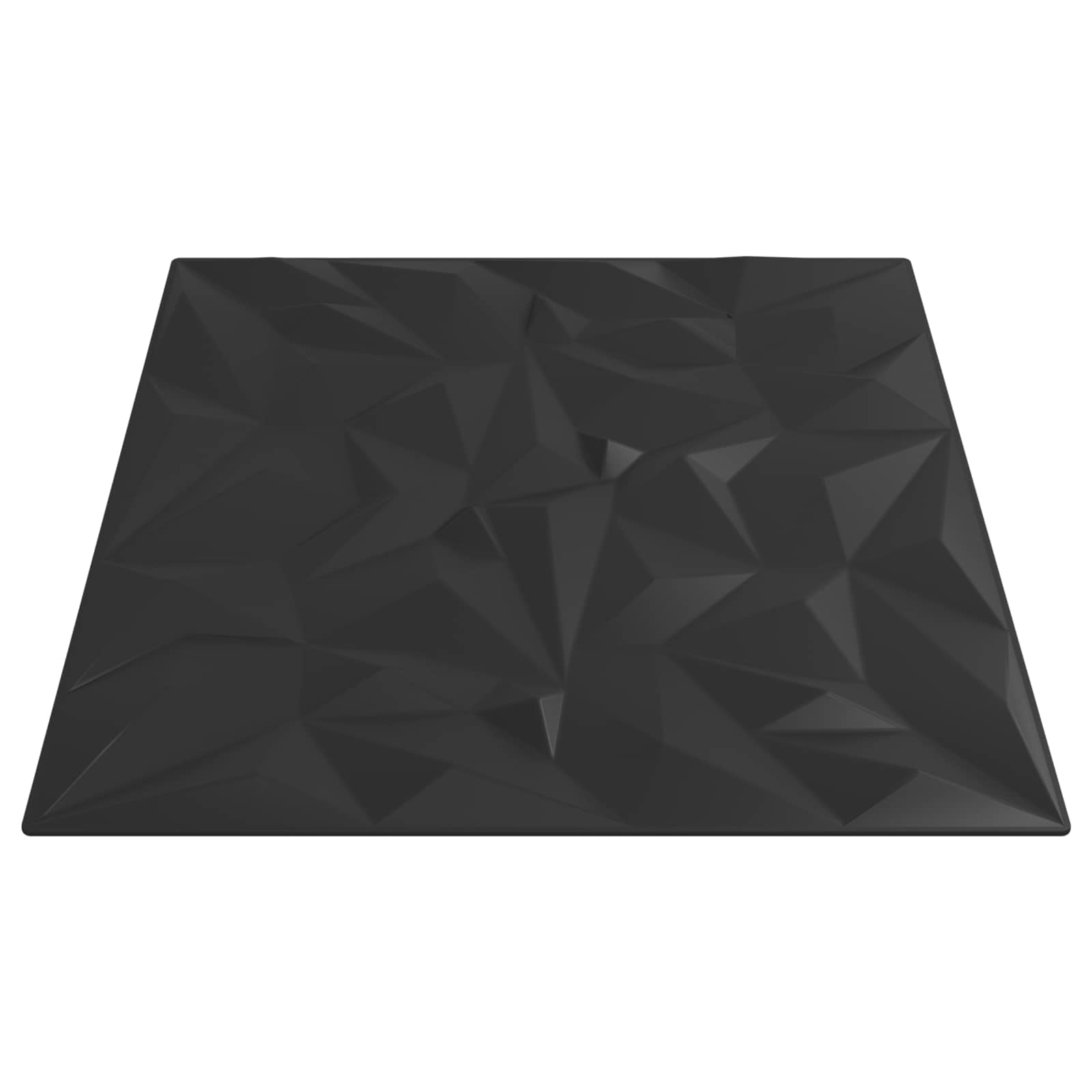 Pannelli da parete 24 pcs Nero 50 x 50 cm Schiuma XPS | homemem39
