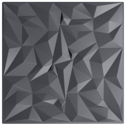 Pannelli da parete 12 pcs Grigio ametista 50 x 50 cm | homemem39