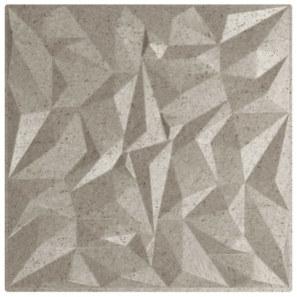 Pannelli da parete 12 pcs Beton ametista 50 x 50 cm Schiuma XPS | homemem39