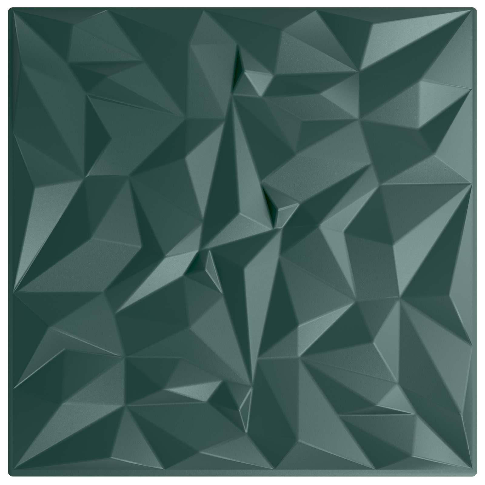 Pannelli da parete 24 pcs Verde ametista 50 x 50 cm Schiuma XPS | homemem39