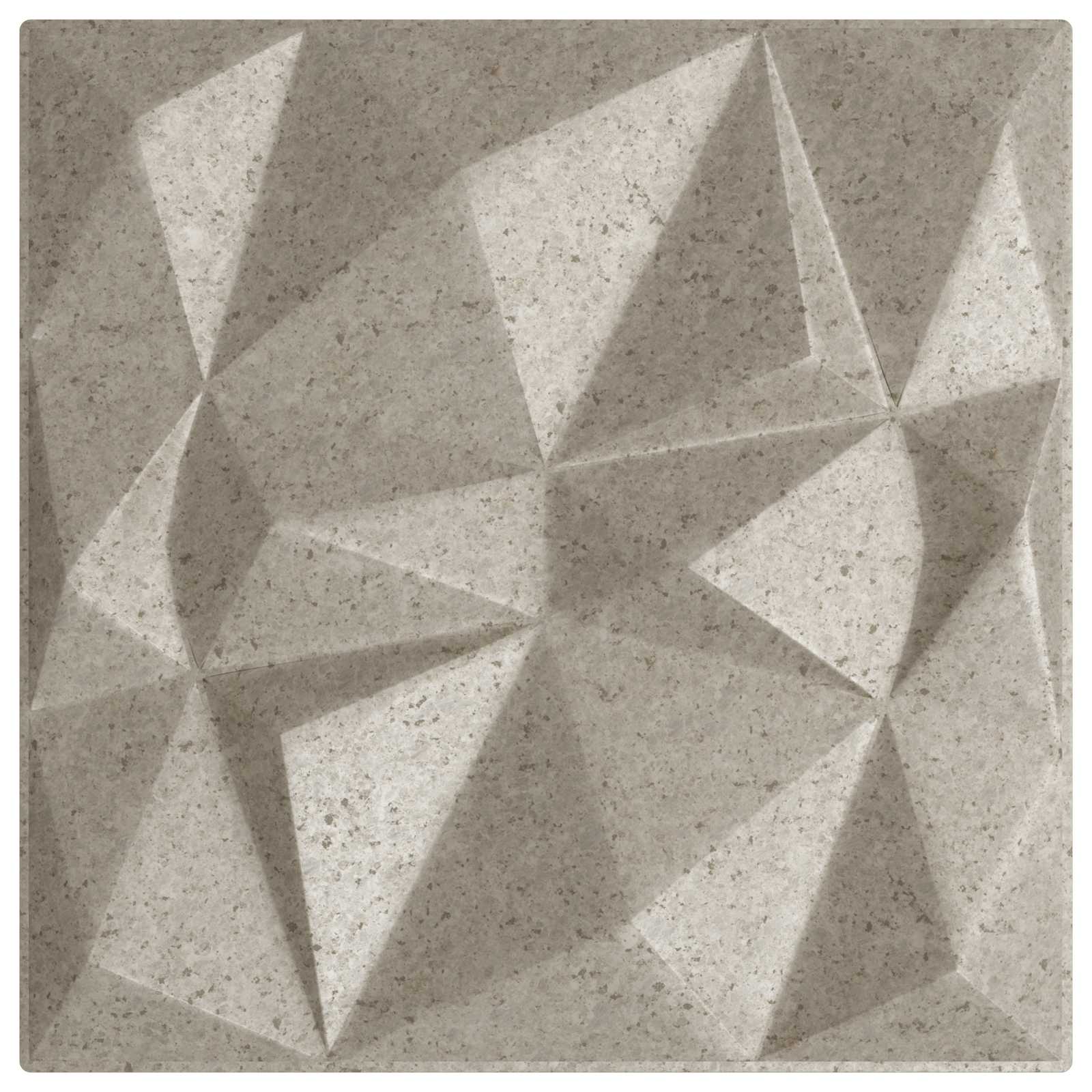 Pannelli da parete 12 pcs Beton Diamante 50 x 50 cm Schiuma XPS | homemem39