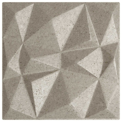 Pannelli da parete 12 pcs Beton Diamante 50 x 50 cm Schiuma XPS | homemem39