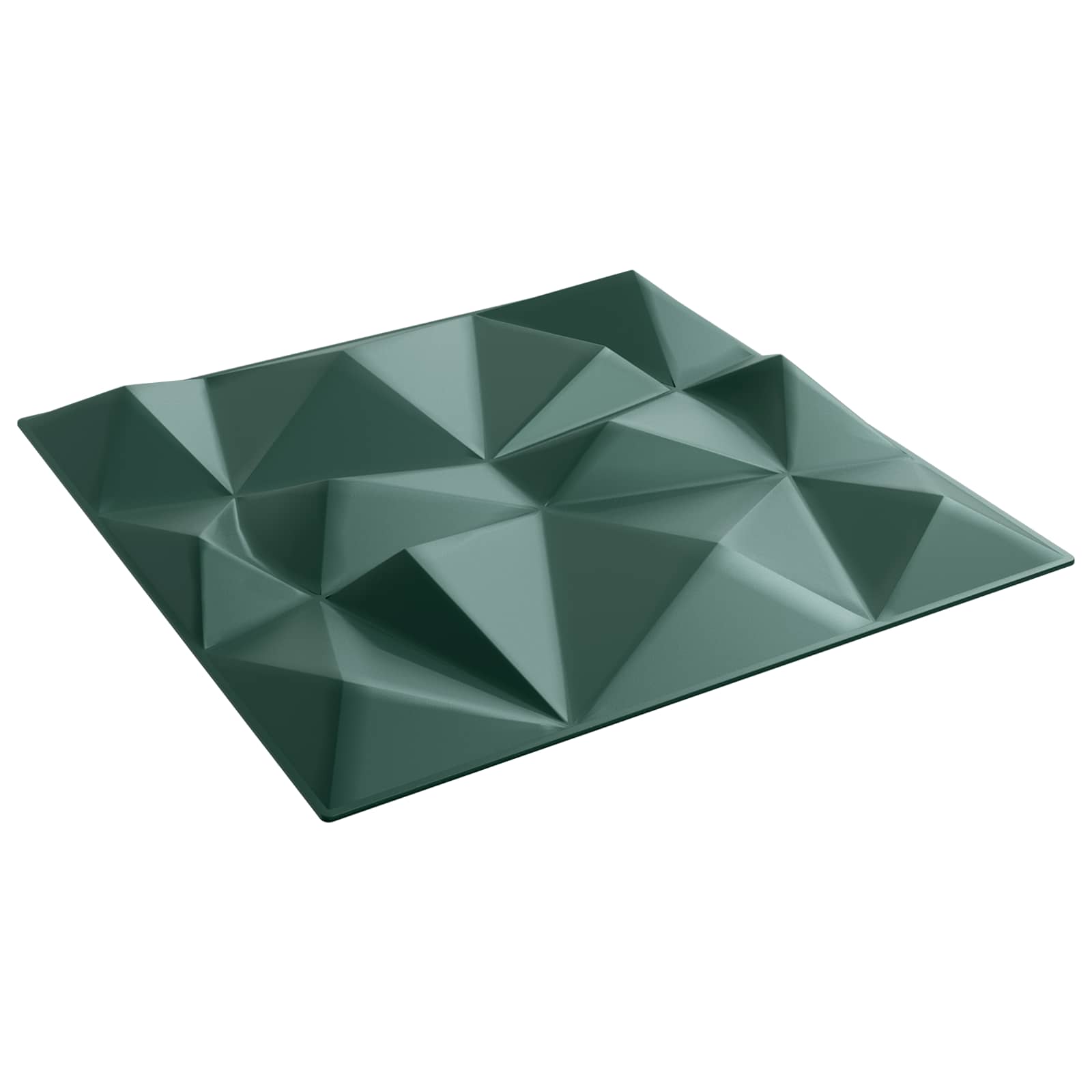 Pannelli da parete 12 pcs Verde Diamante 50 x 50 cm Schiuma XPS | homemem39