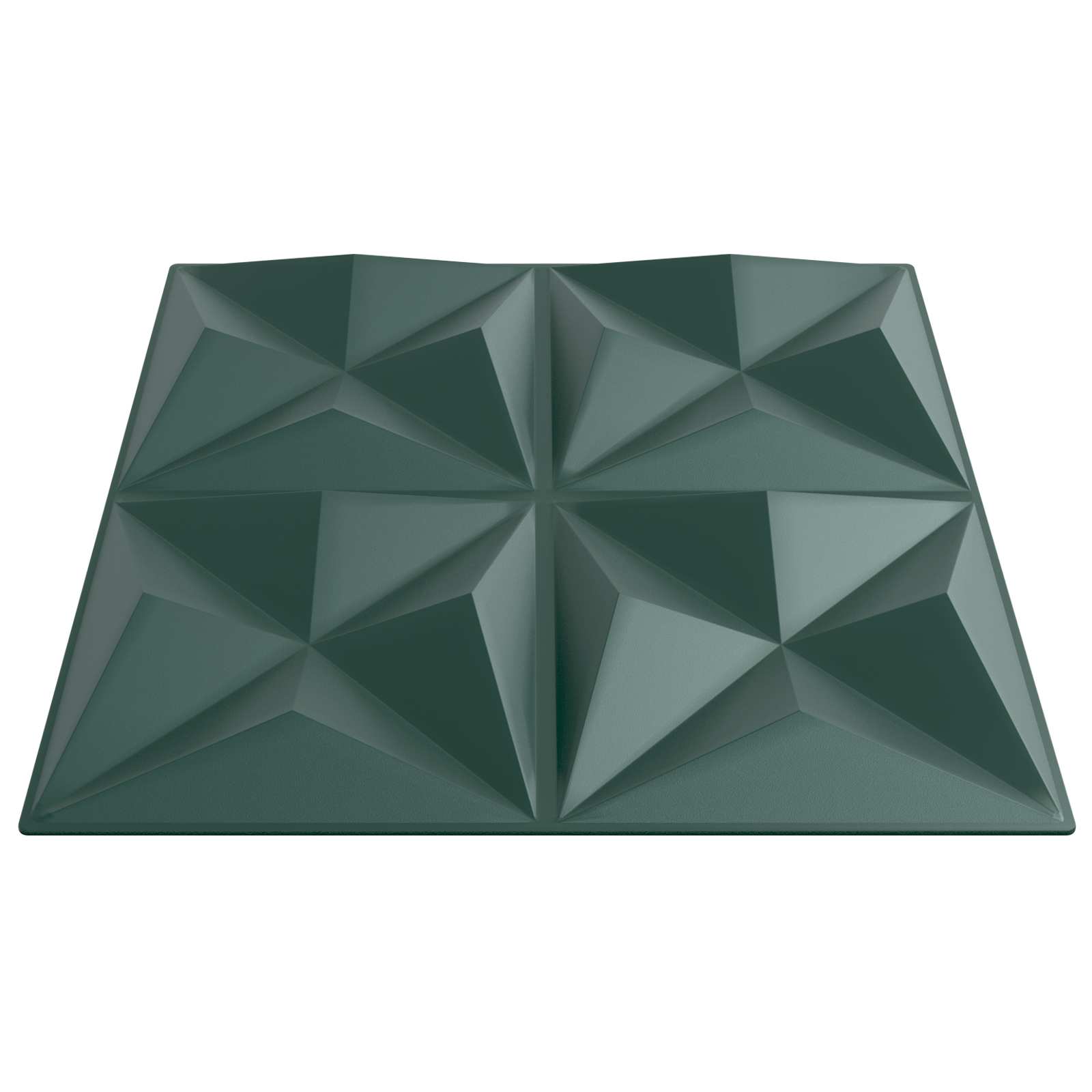 Pannelli da parete 24 pcs Verde Origami 50 x 50 cm Schiuma XPS | homemem39