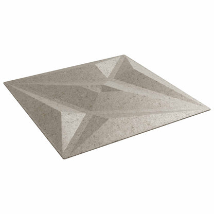 Pannelli da parete 48 pcs Beton Stella 50 x 50 cm Schiuma XPS | homemem39