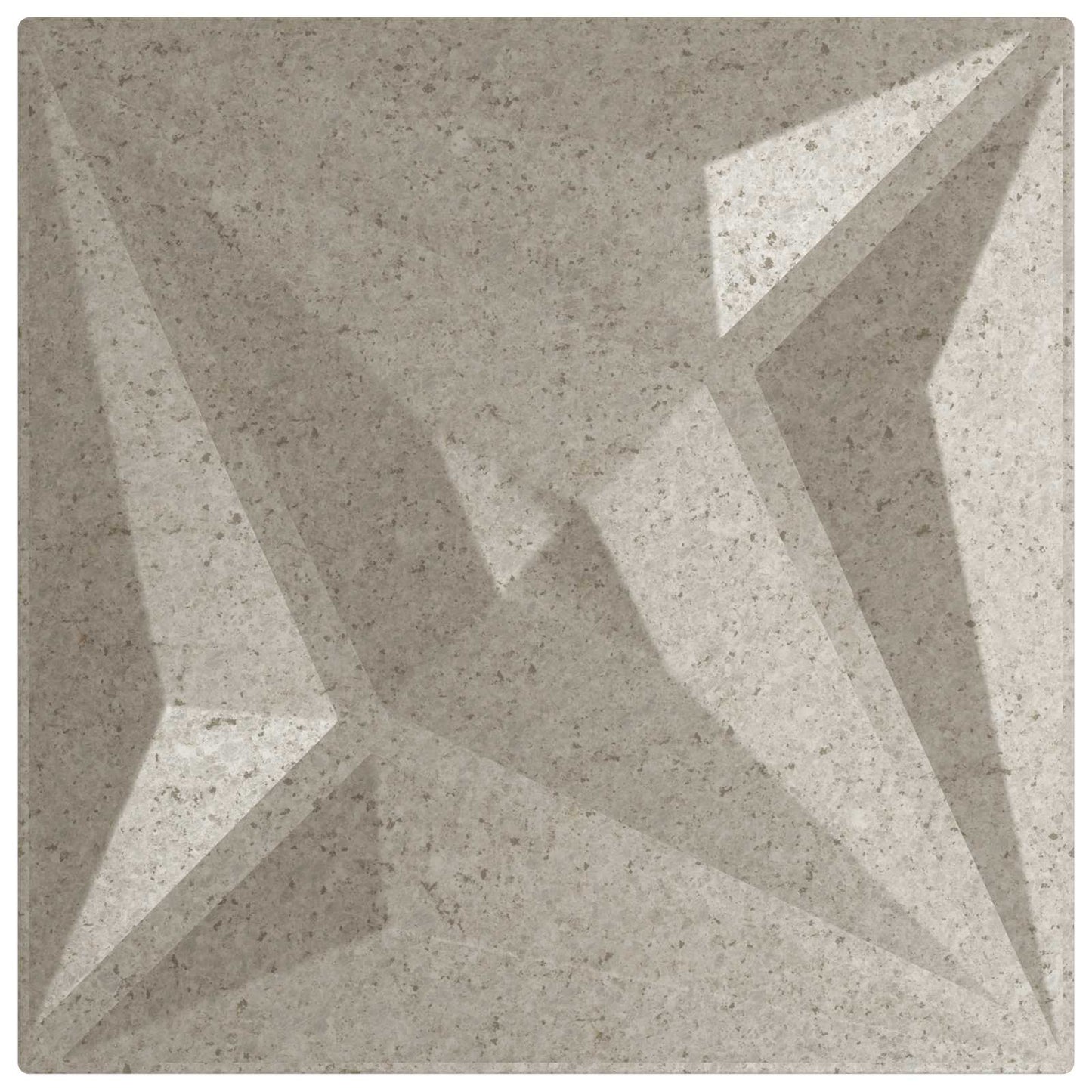 Pannelli da parete 48 pcs Beton Stella 50 x 50 cm Schiuma XPS | homemem39