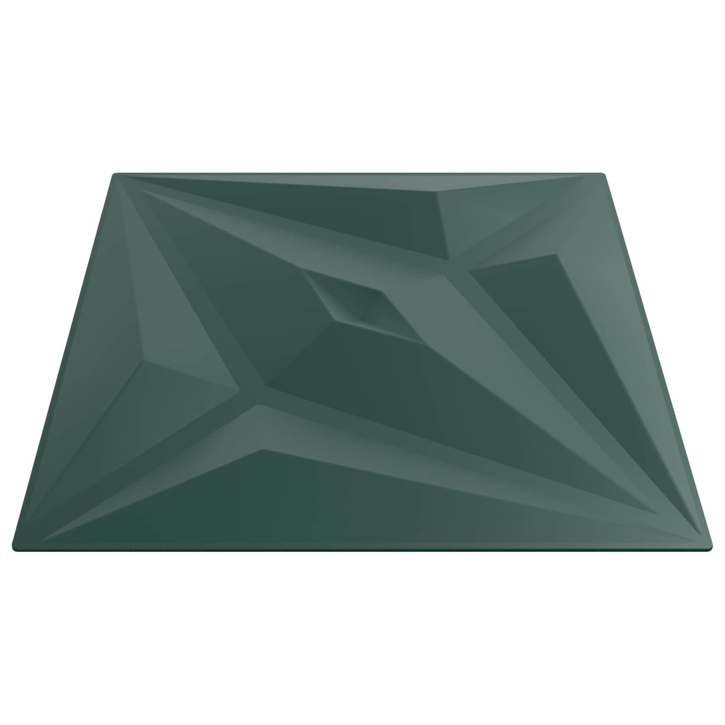 Pannelli da parete 24 pcs Verde Stella 50 x 50 cm Schiuma XPS
