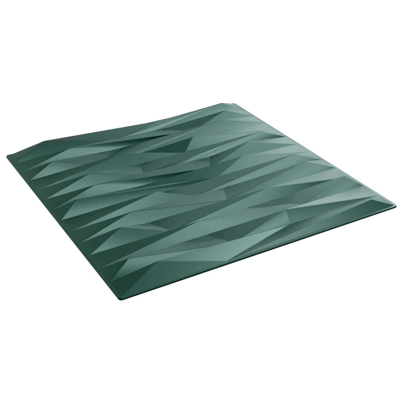 Pannelli da parete 24 pcs Verde pietra 50 x 50 cm Schiuma XPS | homemem39