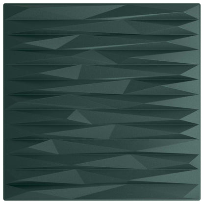 Pannelli da parete 24 pcs Verde pietra 50 x 50 cm Schiuma XPS | homemem39