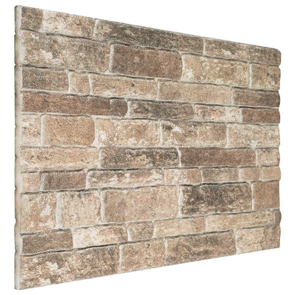Pannelli da parete 10 pcs Multicolore 100 x 50 cm Schiuma EPS
