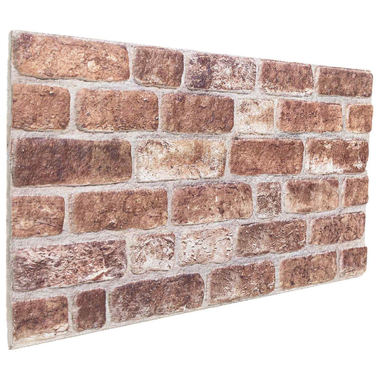 Pannelli da parete 10 pcs Marrone 100 x 50 cm Schiuma EPS | homemem39