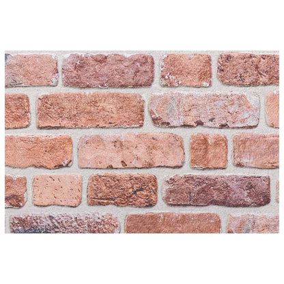 Pannelli da parete 10 pcs Rosso 100 x 50 cm Schiuma EPS | homemem39