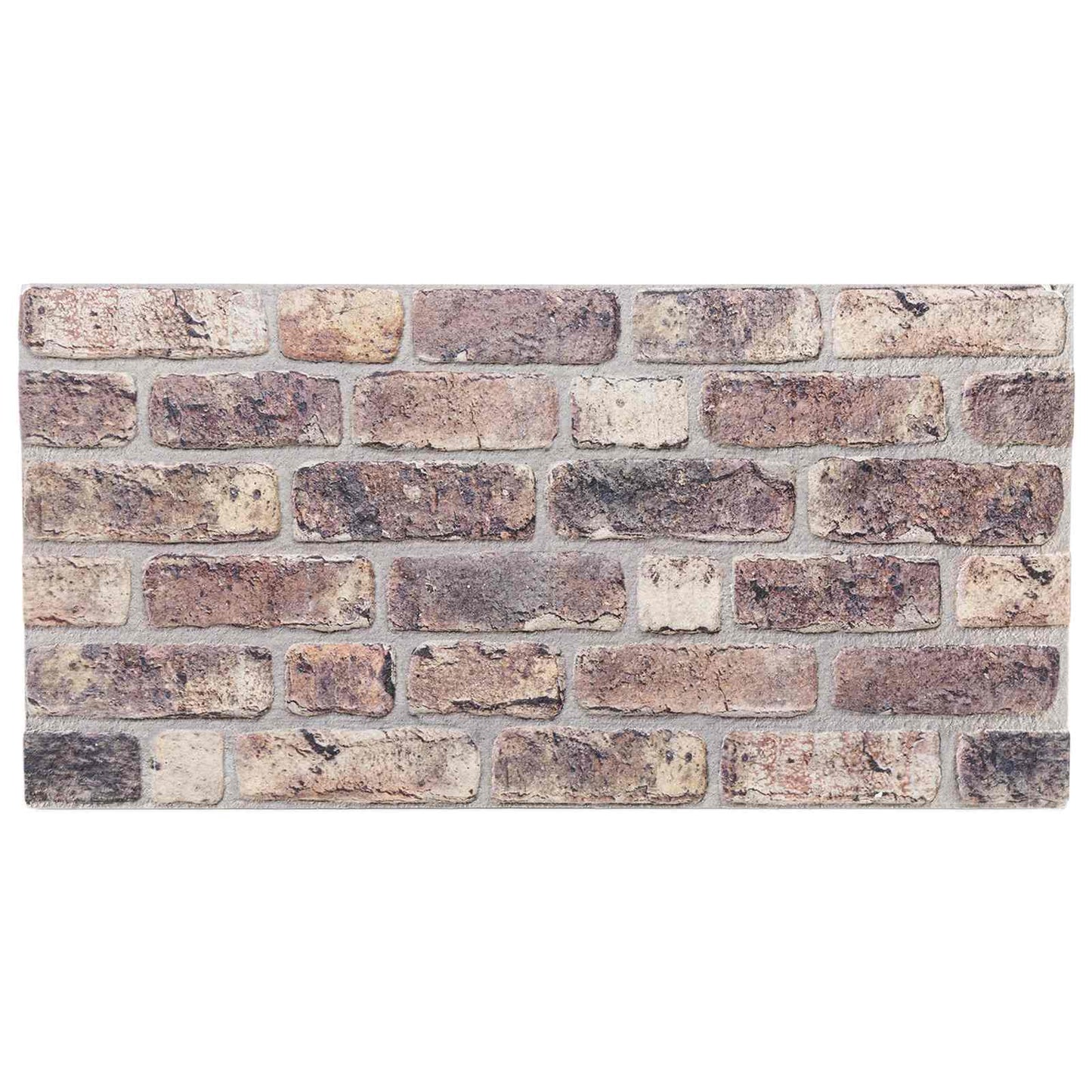 Pannelli da parete 10 pcs Marrone Scuro 100 x 50 cm Schiuma EPS