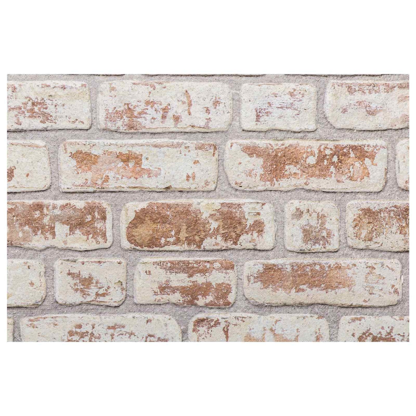 Pannelli da parete 10 pcs Rosso e Bianco 100 x 50 cm