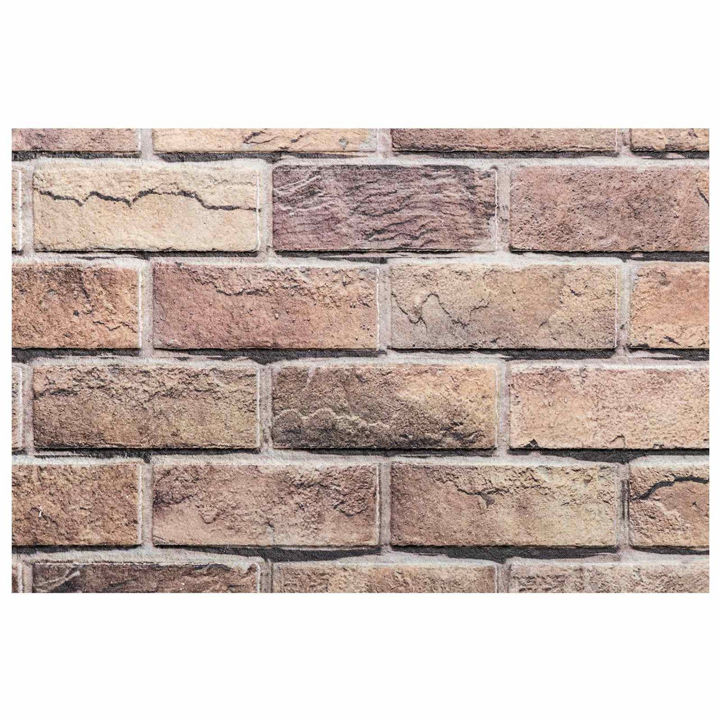 Pannelli da parete 10 pcs Marrone e Grigio 100 x 50 cm | homemem39