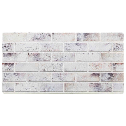 Pannelli da parete 10 pcs Grigio Chiaro e Nero 100 x 50 cm | homemem39