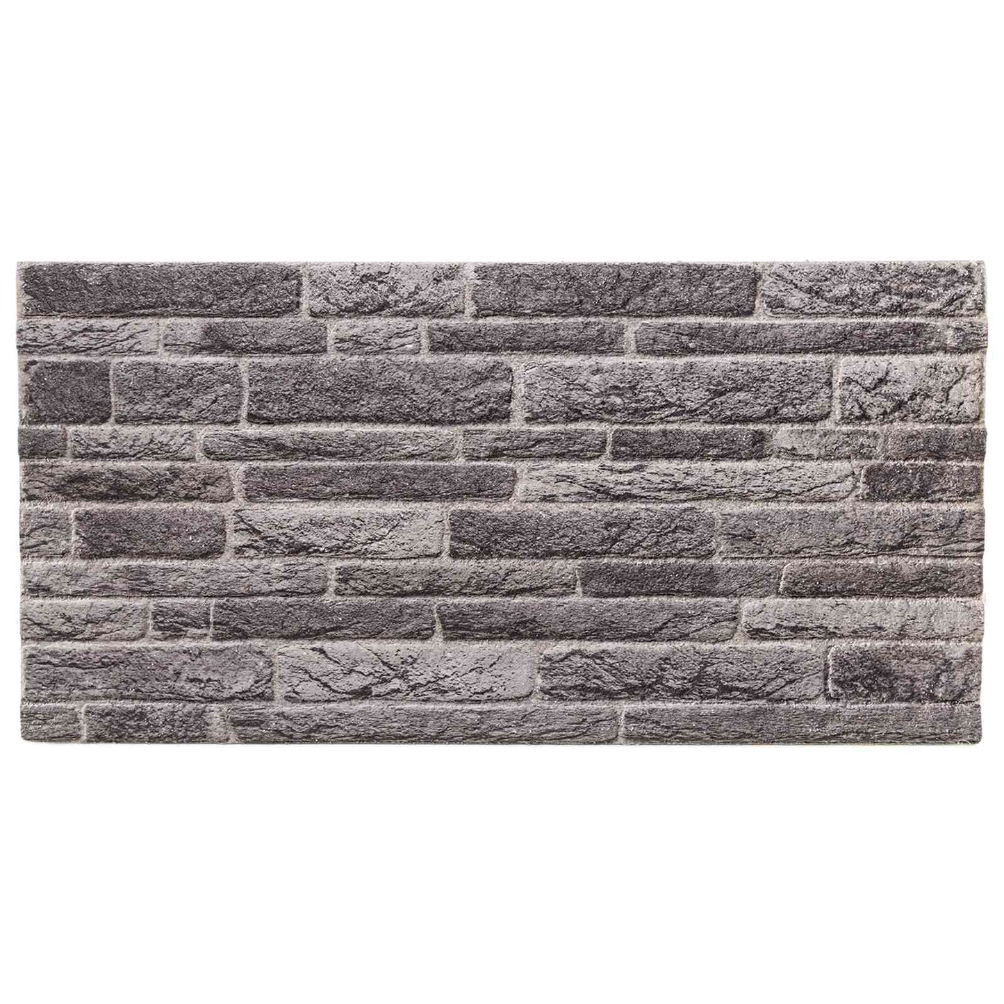 Pannelli da parete 10 pcs Antracite 100 x 50 cm Schiuma EPS | homemem39