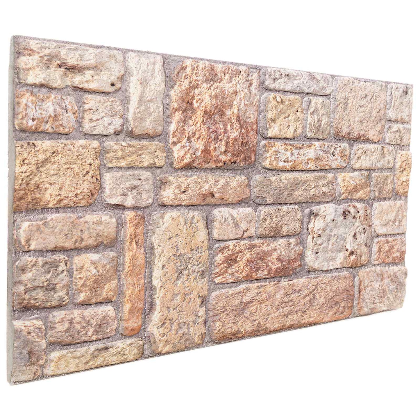 Pannelli da parete 10 pcs Marrone chiaro e bianco 100 x 50 cm | homemem39