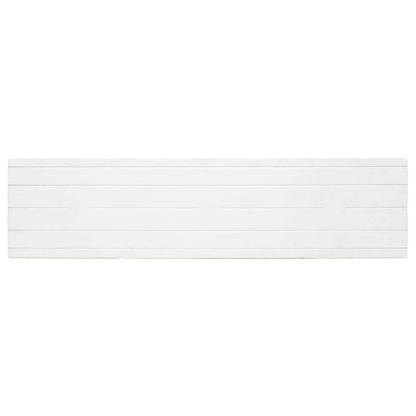 Pannelli da parete 10 pcs Grigio chiaro 100 x 25 cm Schiuma EPS