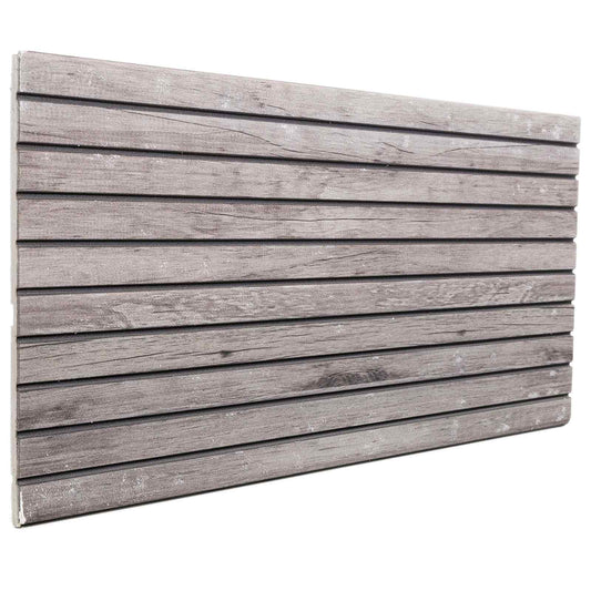 Pannelli da parete 5 pcs Grigio 100 x 50 cm Schiuma EPS