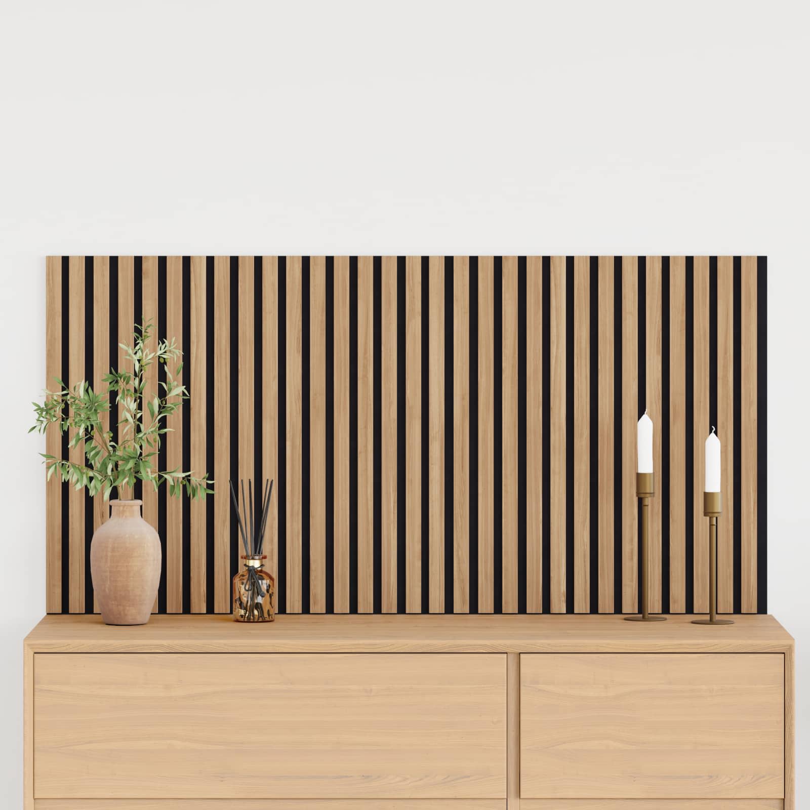 Pannelli da parete 2 pcs Naturale 60,5 x 60 cm | homemem39