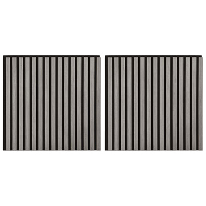 Pannelli da parete 2 pcs Grigio 60,5 x 60 cm