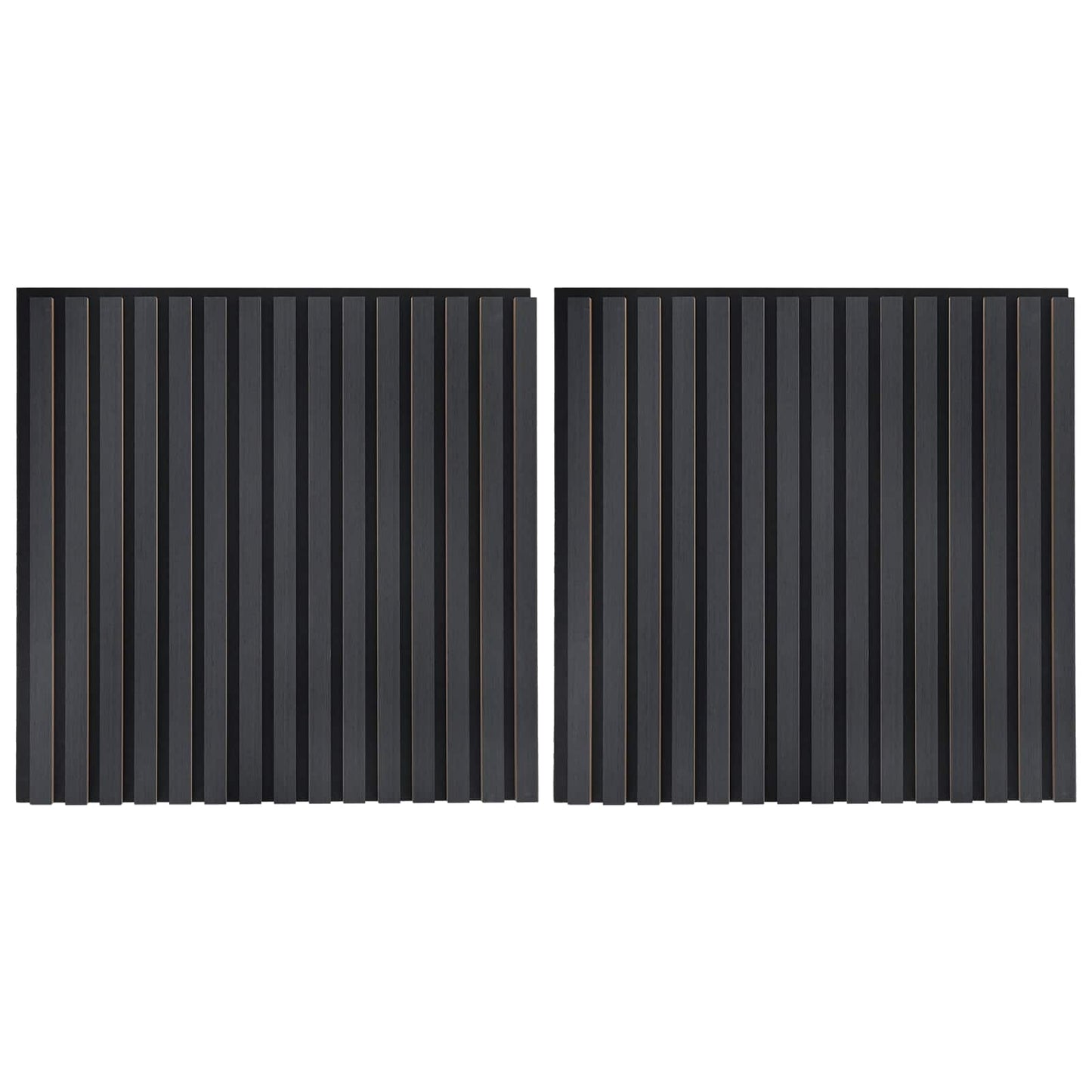 Pannelli da parete 2 pcs Antracite 60,5 x 60 cm | homemem39
