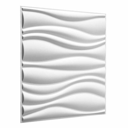 Pannelli da parete 12 pcs Bianco 50 x 50 cm | homemem39