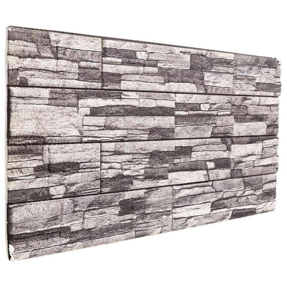 Pannelli da parete 10 pcs Grigio scuro e grigio chiaro | homemem39