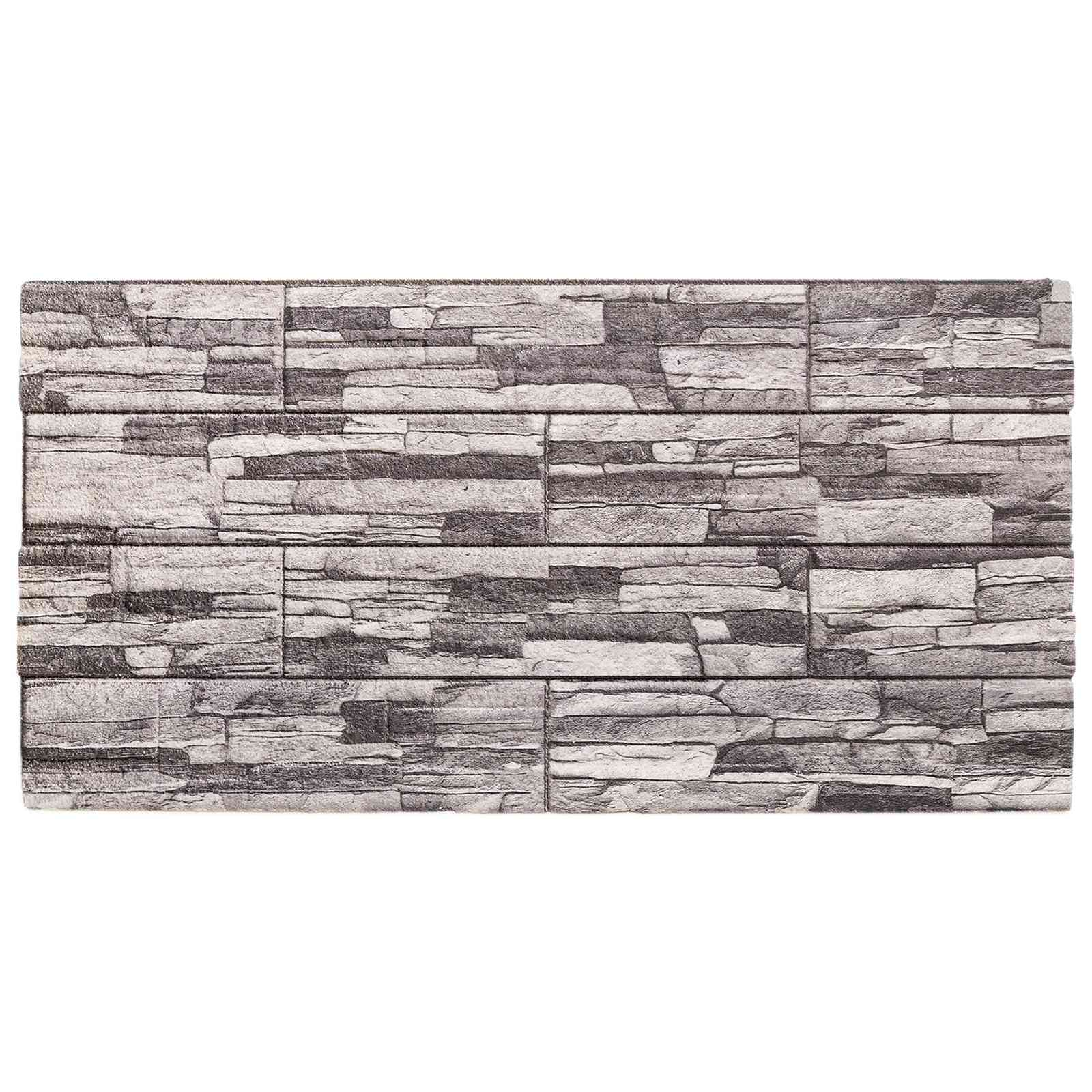 Pannelli da parete 10 pcs Grigio scuro e grigio chiaro | homemem39