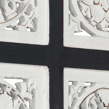 Decorazione artistica Nero e Bianco 40 x 40 x 1,5 cm | homemem39