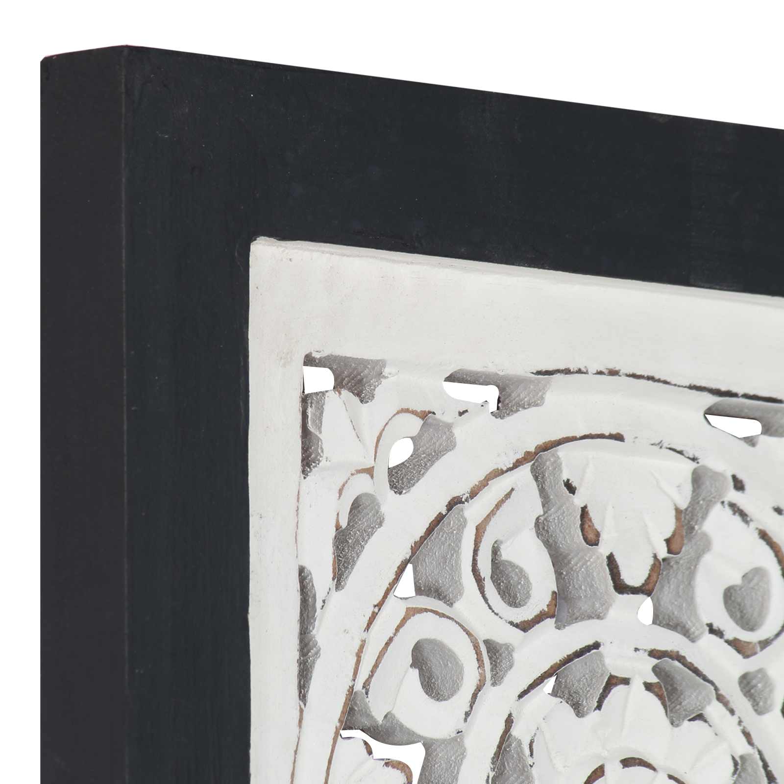 Decorazione artistica Nero e Bianco 40 x 40 x 1,5 cm | homemem39
