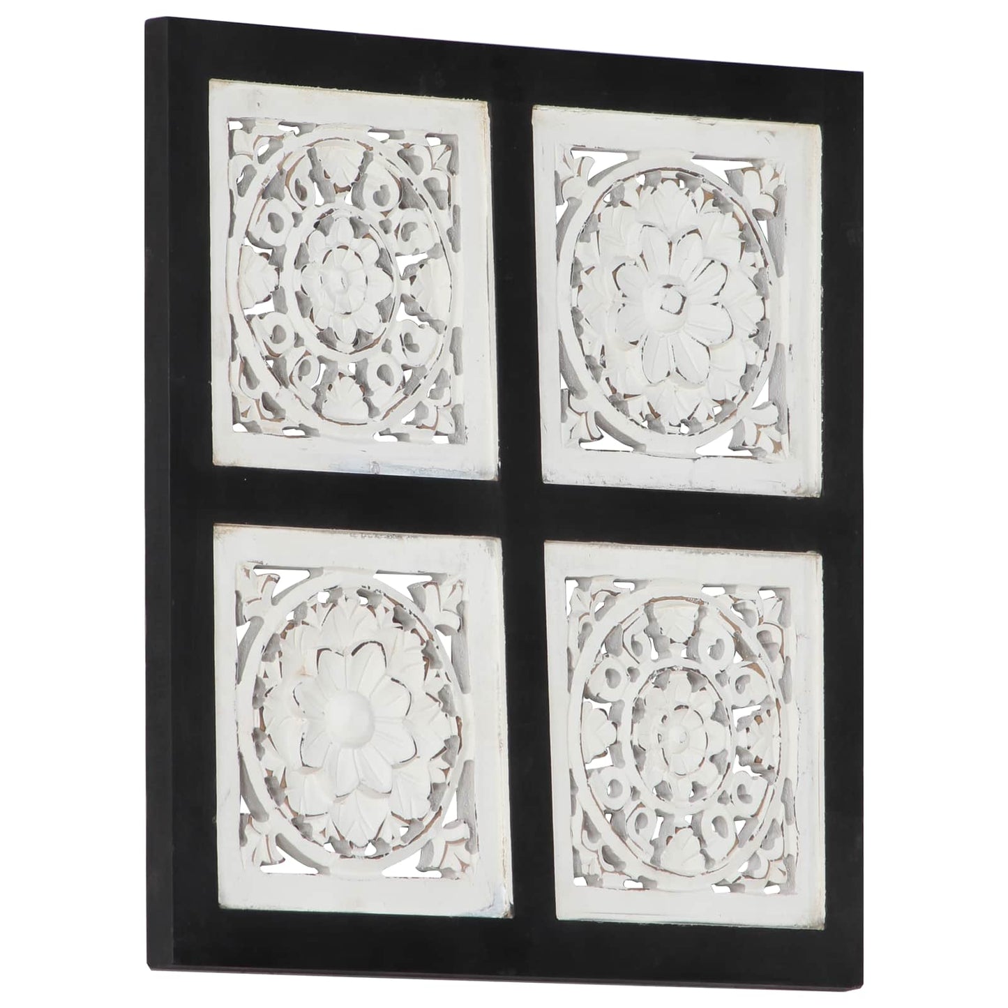 Decorazione artistica Nero e Bianco 40 x 40 x 1,5 cm | homemem39