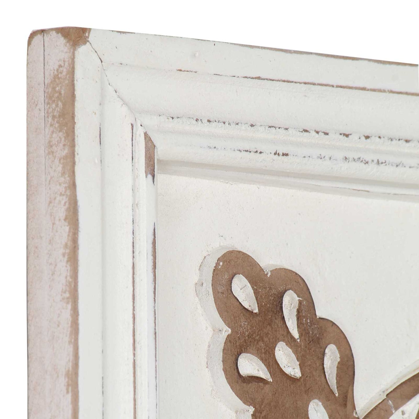 Decorazione artistica 2 pcs Marrone e bianco 40 x 40 x 1,5 cm | homemem39