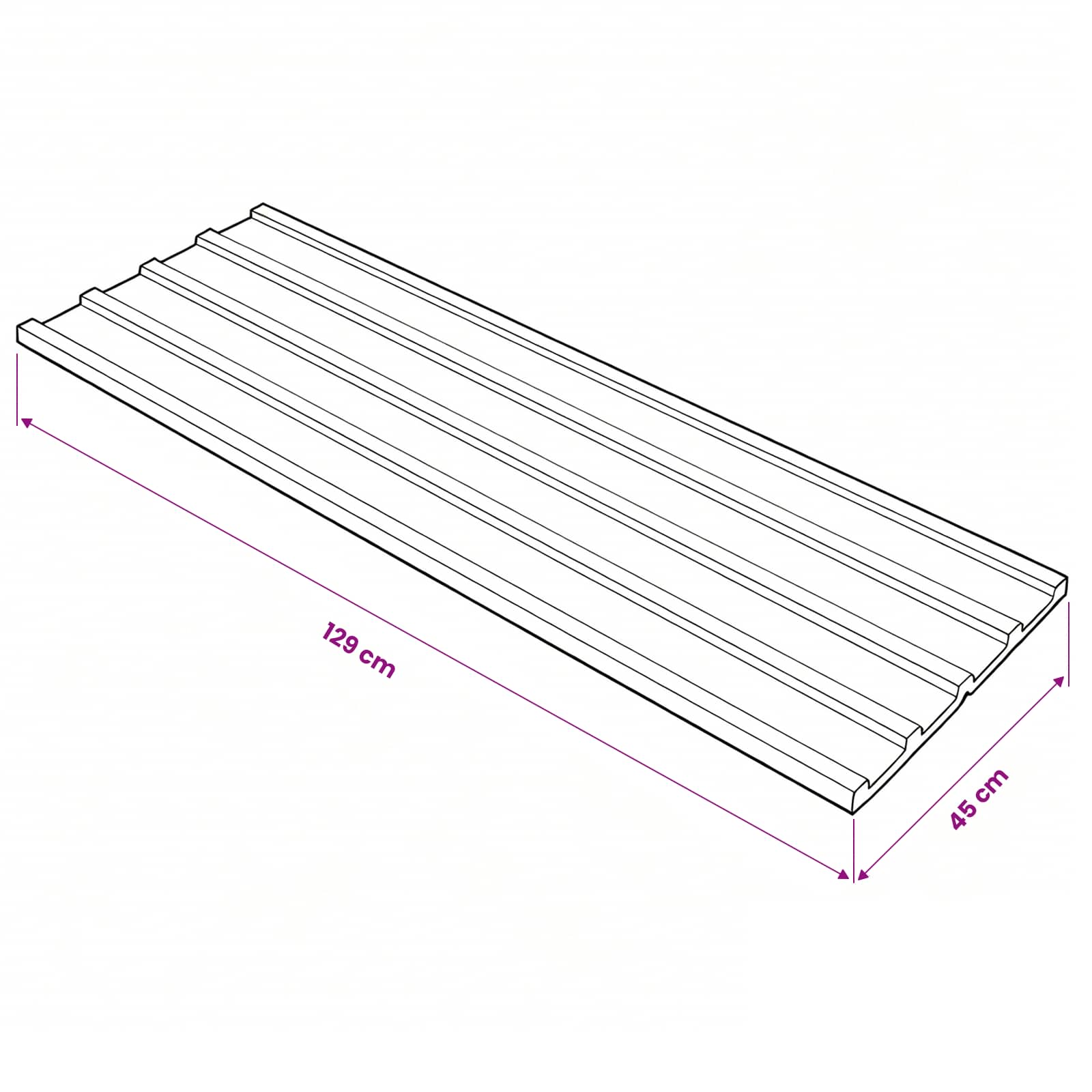 Pannello per tetto 12 pcs Grigio 129 x 45 cm Acciaio zincato | homemem39