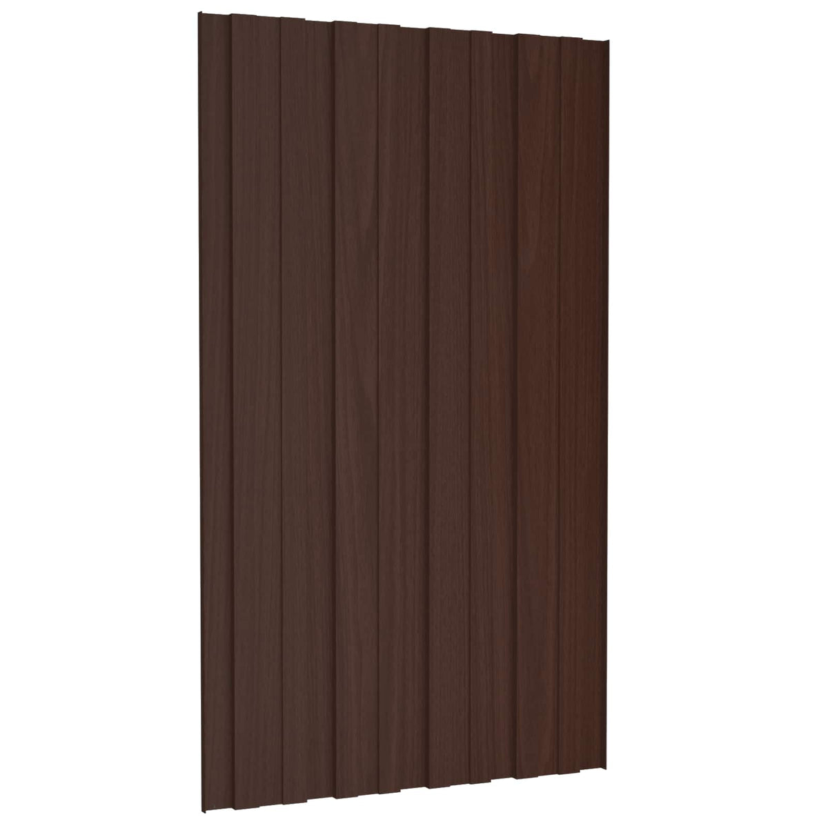Pannello per tetto 36 pz Marrone 80 x 45 cm Acciaio zincato