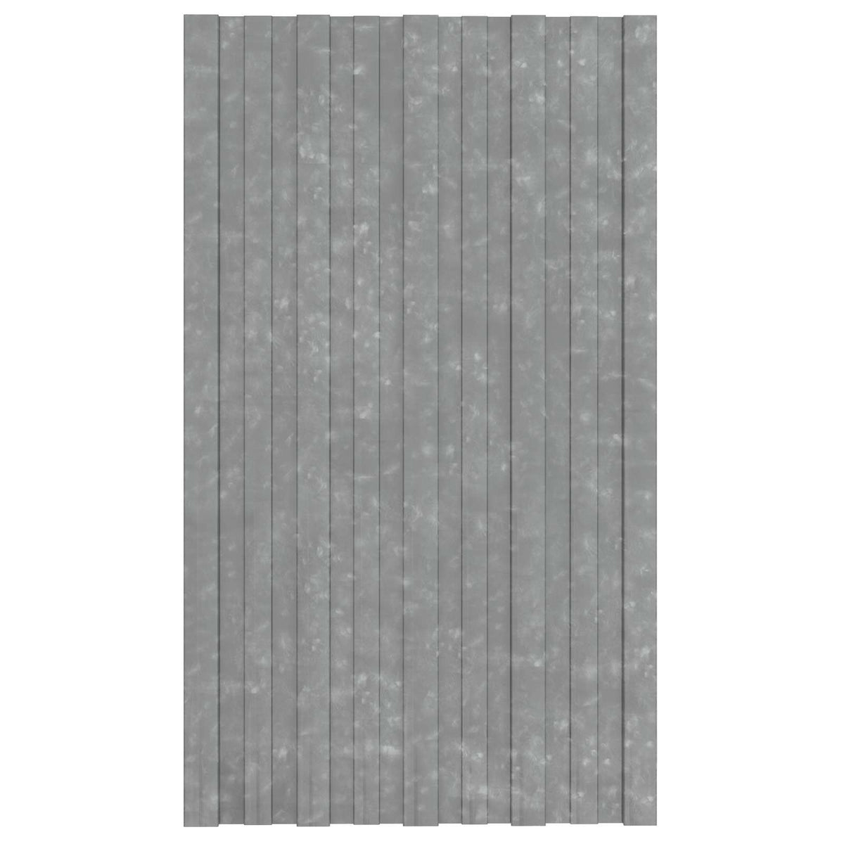 Pannello per tetto 36 pz Argento 80 x 45 cm Acciaio zincato