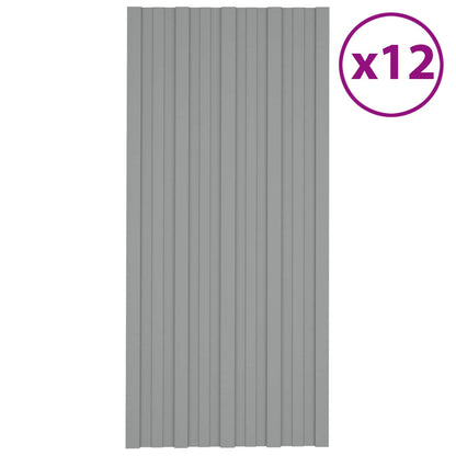 Pannello per tetto 12 pz Acciaio zincato