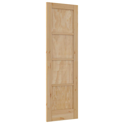 Porta Interna Naturale 61 x 198,5 cm Legno compensato | homemem39