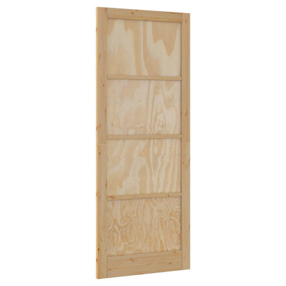 Porta Interna Naturale 83 x 232 cm Legno compensato | homemem39