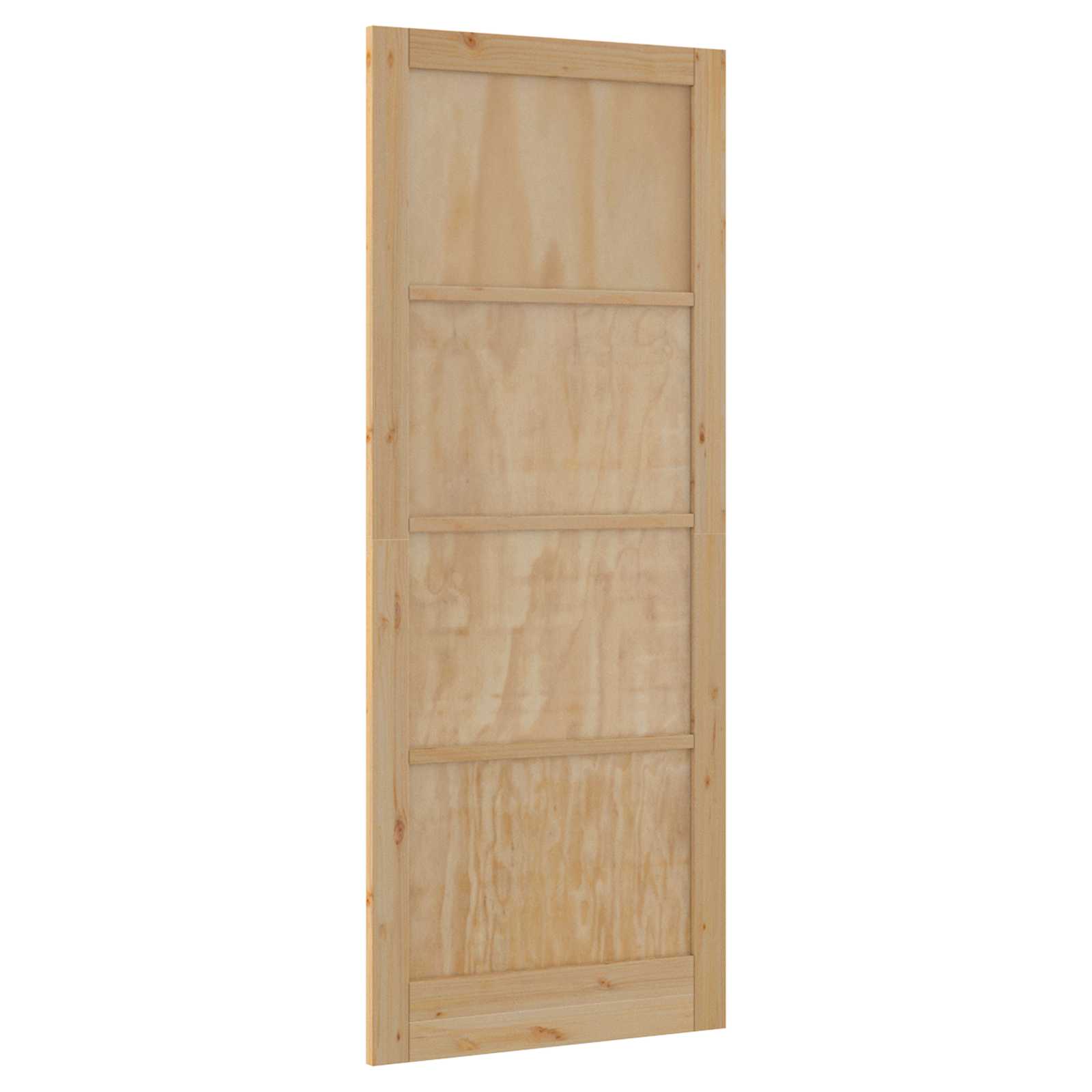 Porta Interna Naturale 83 x 232 cm Legno compensato | homemem39