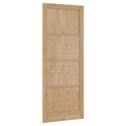 Porta Interna Naturale 83 x 232 cm Legno compensato | homemem39