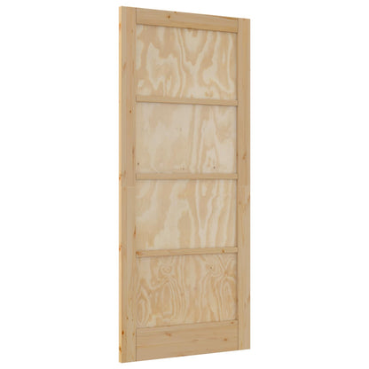 Porta Interna Naturale 86 x 198,5 cm Legno compensato | homemem39
